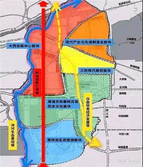 沣东新城三桥规划图图片