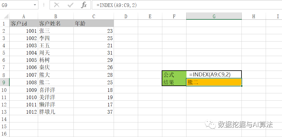 excel基礎入門indexmatch函數講解四