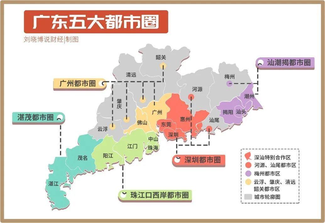 广东五大都市圈