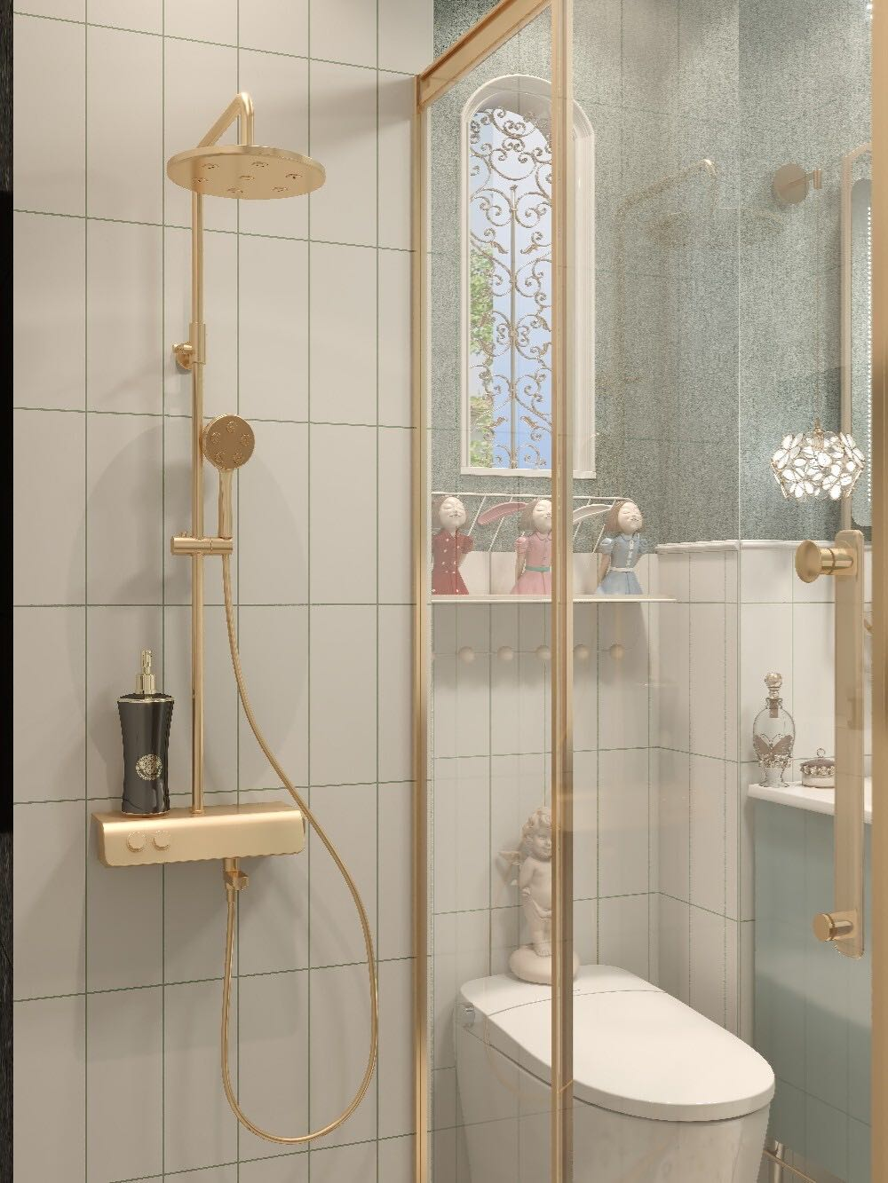 轻法式复古浴室装修 | 置身法国浪漫电影