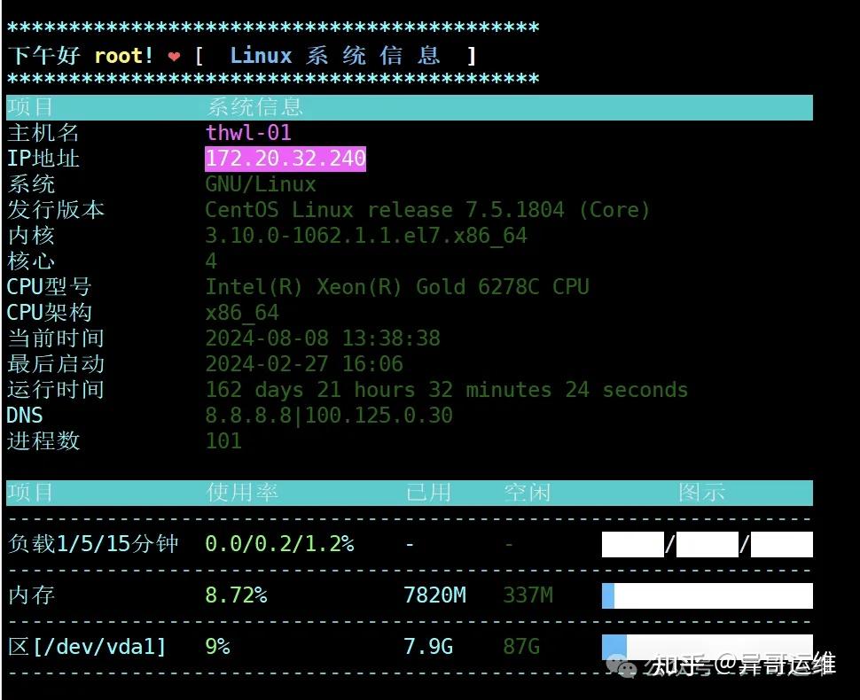 linux如何登录即自动显示系统信息？ - 知乎