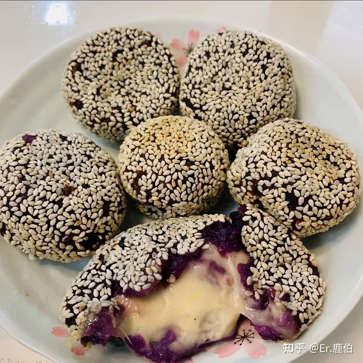 爆浆蜂蜜紫薯芝士饼，手抓饼芝士饼简单易做【图解】_清幽梅花2