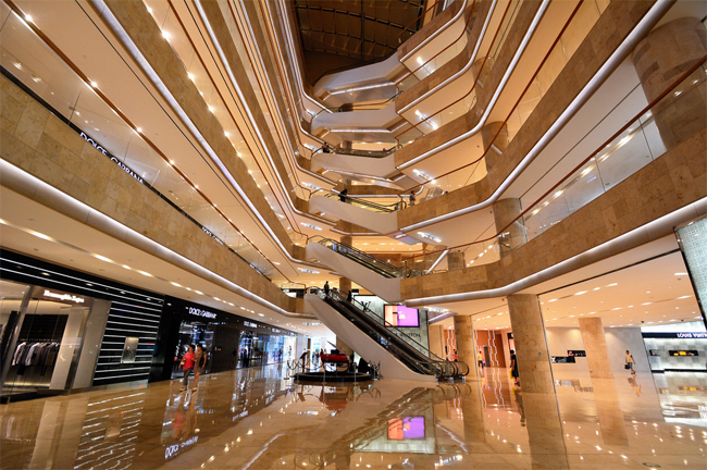 德基广场大型购物中心灯光设计