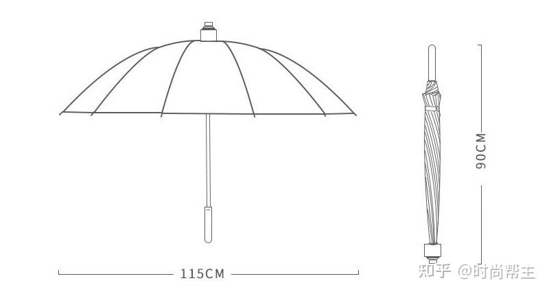 大风不散架,暴雨不湿身,还自带防水套,不脏伞面和地面!