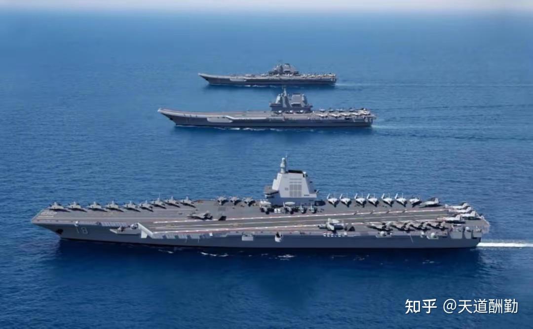 中国三艘航母同时出海?不知不觉,解放军完成了一大壮举 - 知乎