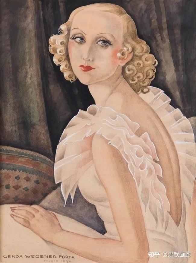丹麦艺术家格尔达·韦格纳gerda wegener