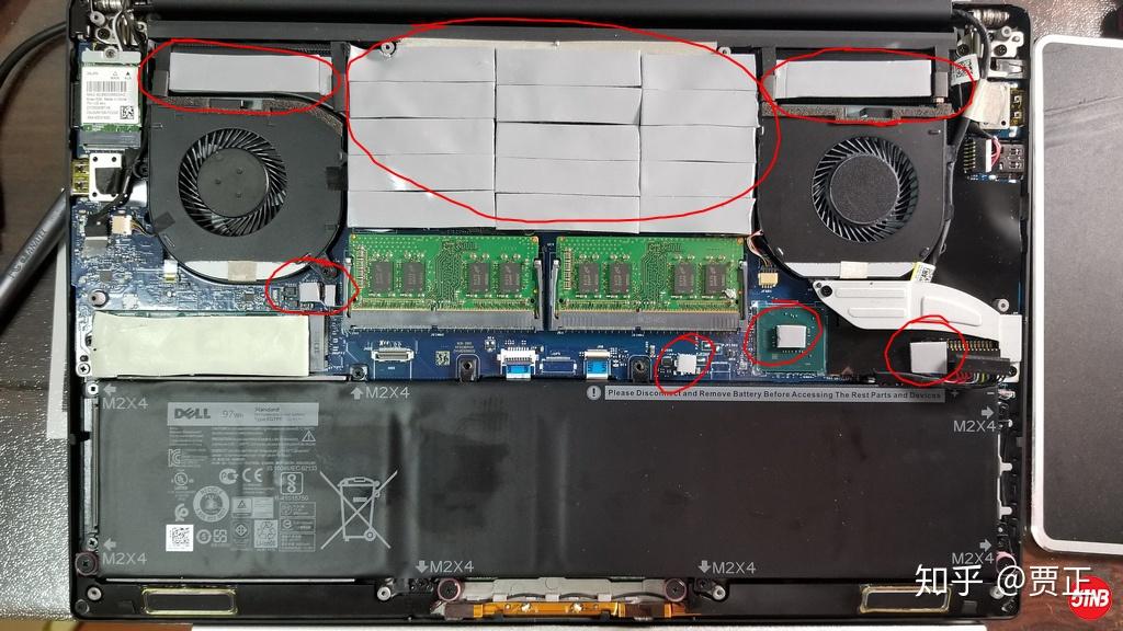 dell xps15 9570 更换散热系统