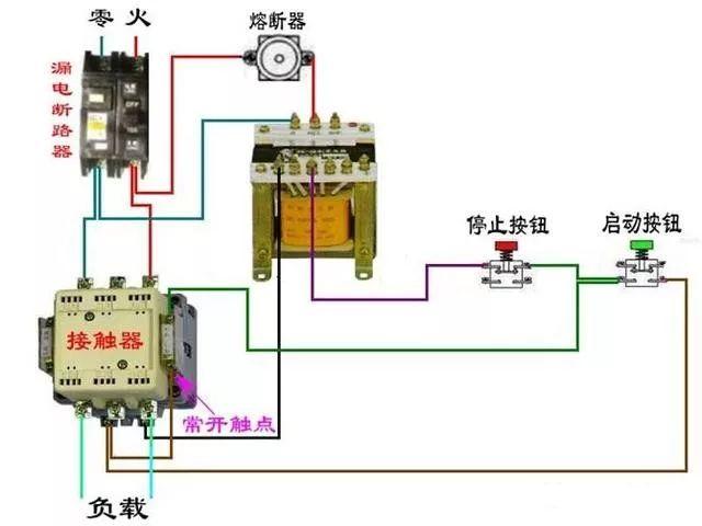 失压脱扣器接线图解图片