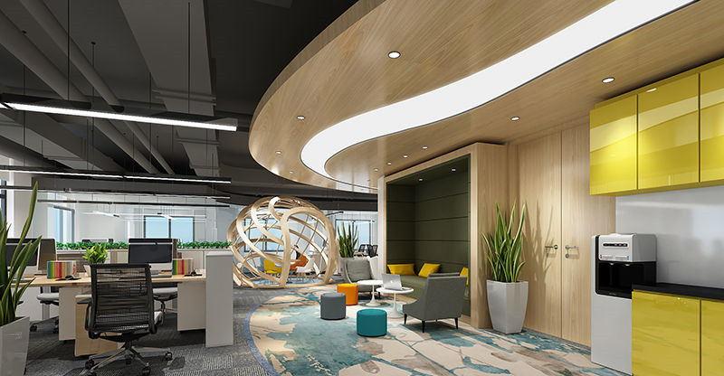 弧形办公室装修如何设计