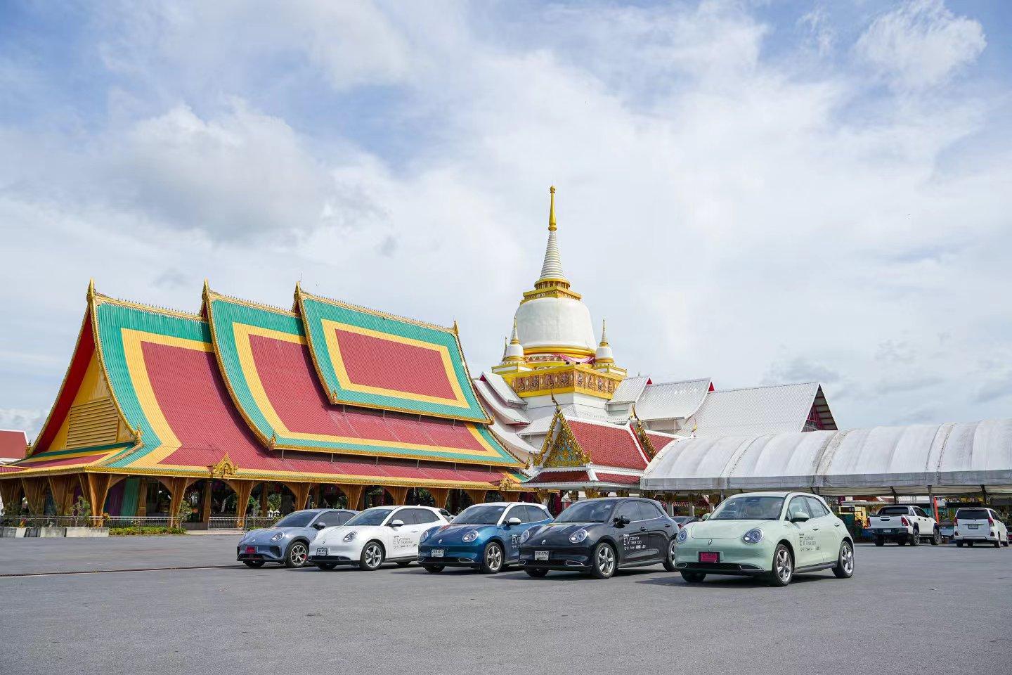 2021年10月29日,欧拉好猫正式开启全球之旅,率先在泰国上市.