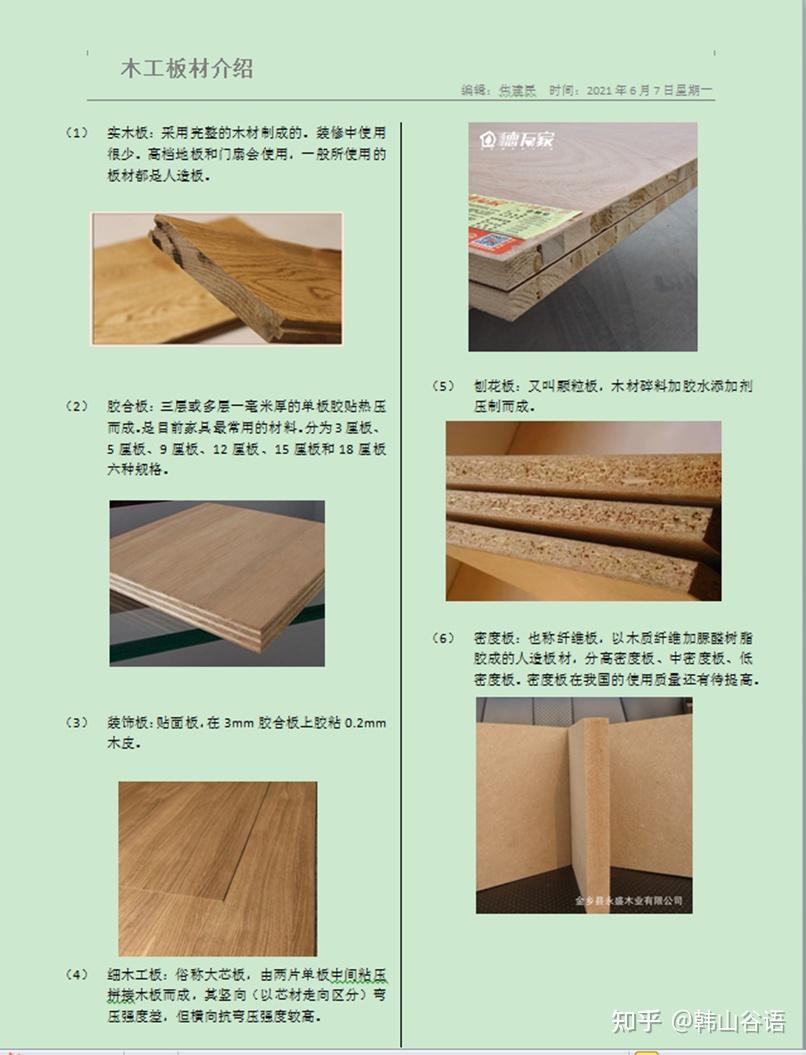木工板材知识 - 知乎