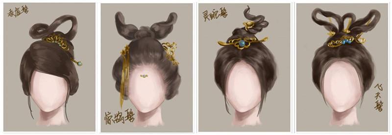 涨知识！！古代女子发髻 - 知乎