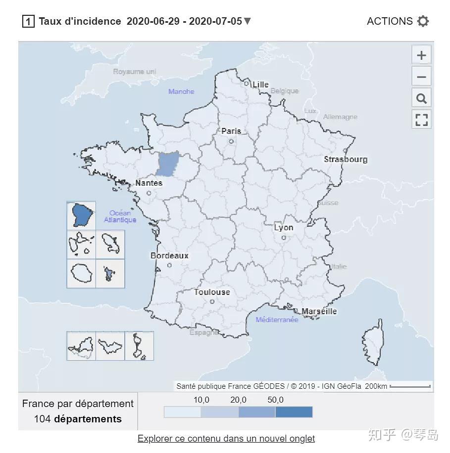 法国疫情分布图图片