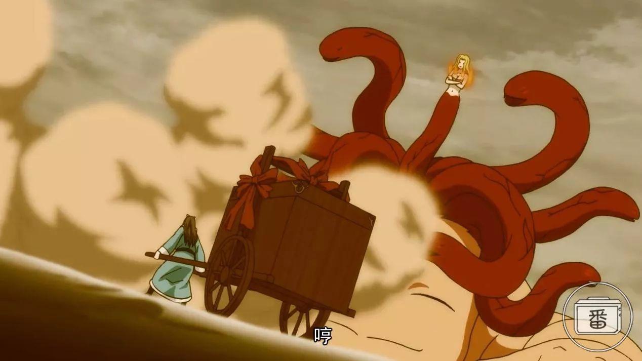 留下一封信后独自一人去挑战蛇发火姬