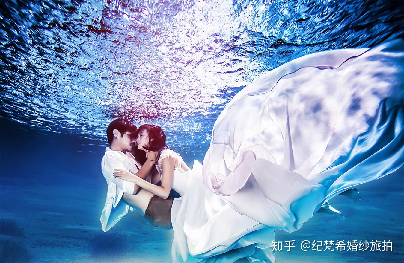 2018特色【神秘水下】系列-北京白纱糖私人定制摄影工作室-百合婚礼