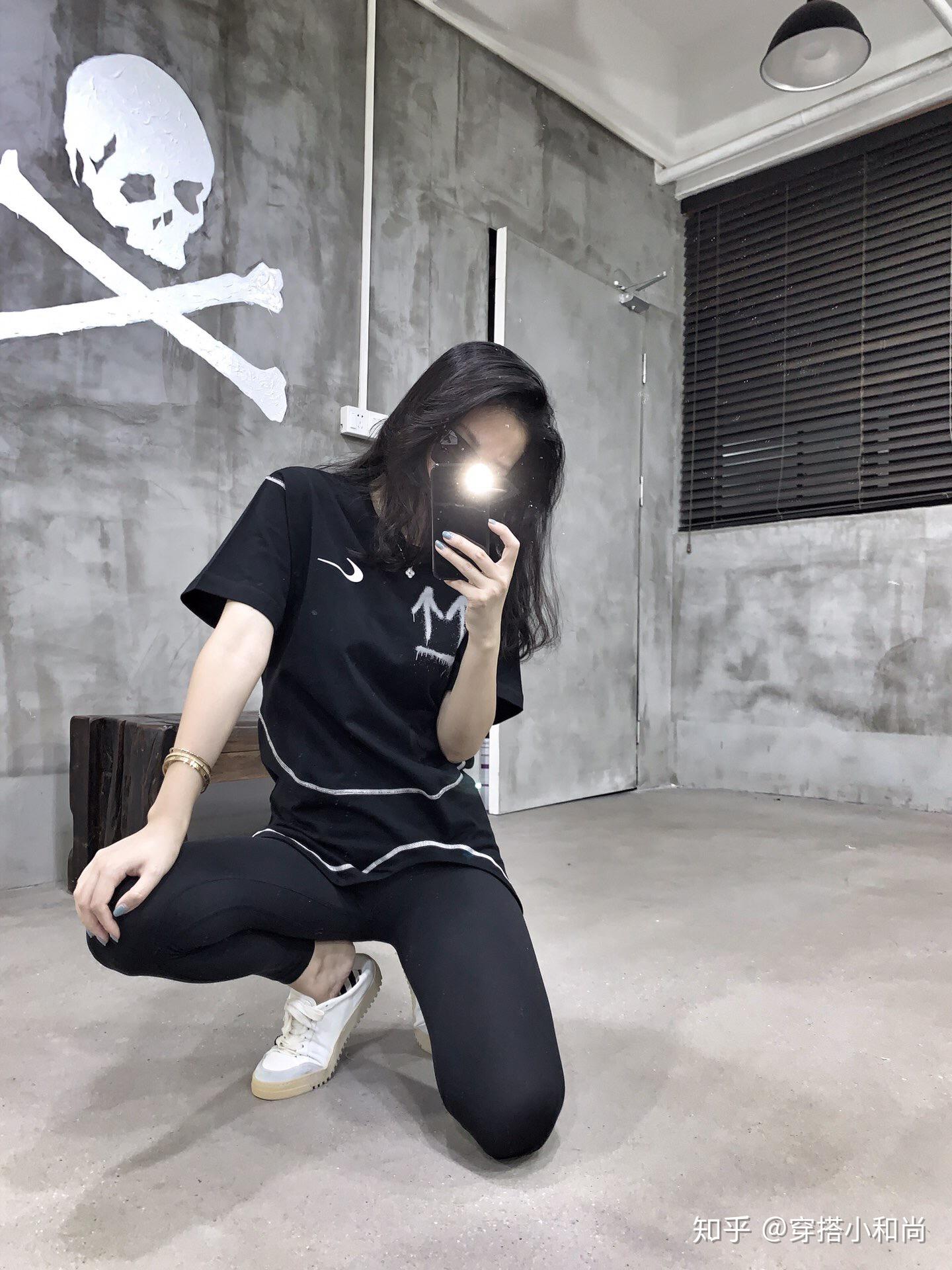 nikexoffwhite联名紧身训练短袖