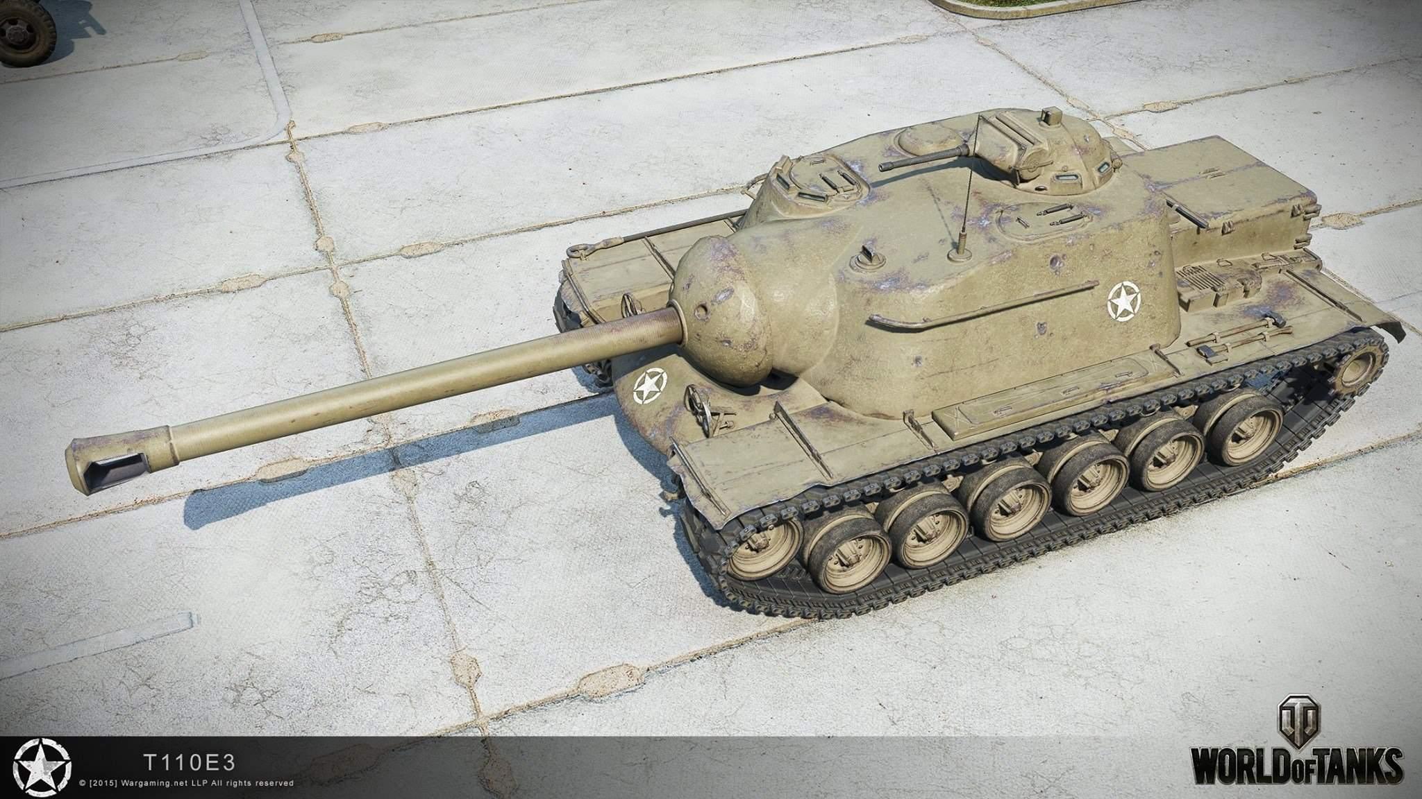 美国t110e3自行反坦克炮