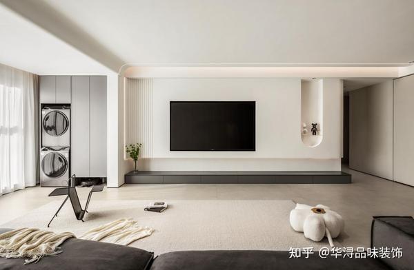 全屋以黑白灰为主，现代极简装修，质感高级，品味出挑 - 知乎