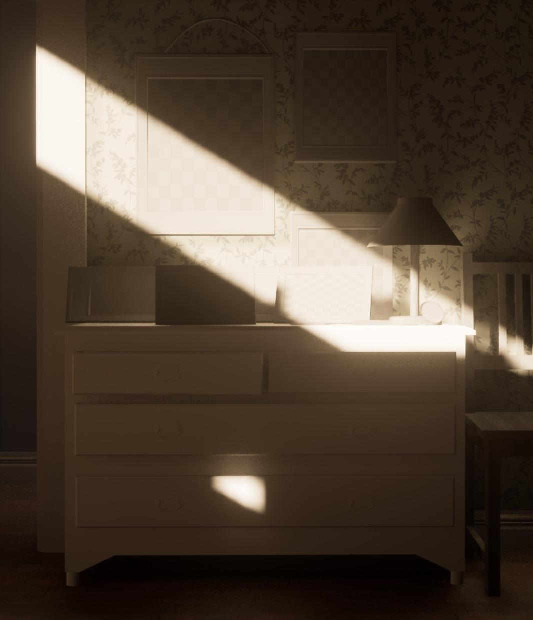 案例分享电影级室内怀旧场景制作全流程分享