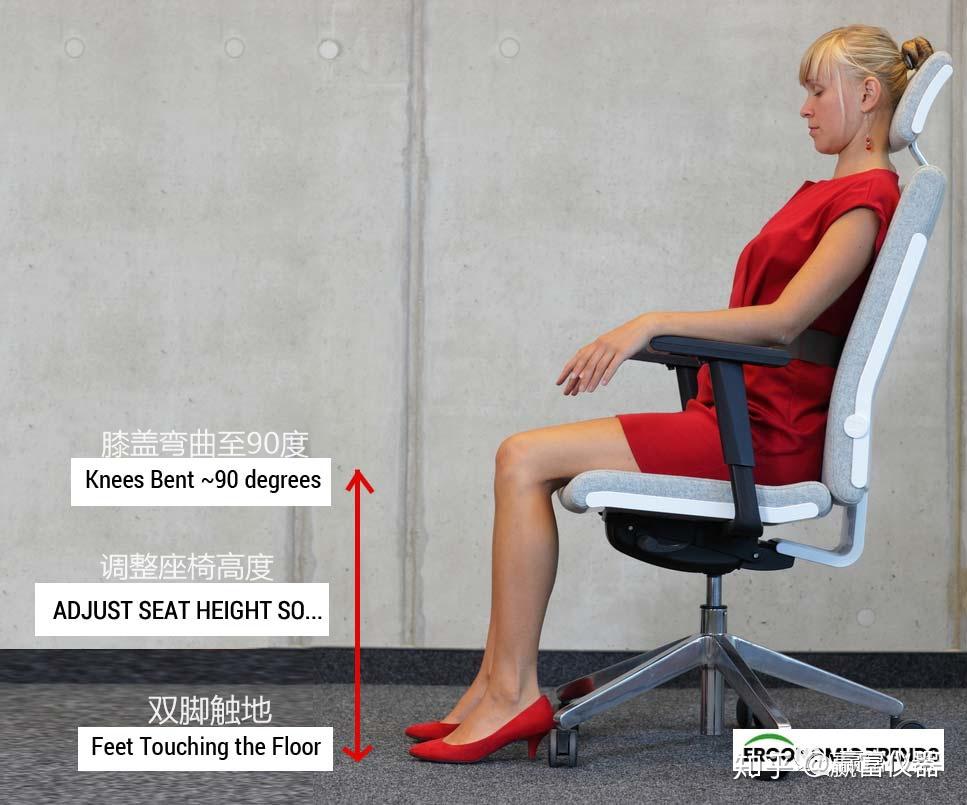 座高是影响坐姿舒适程度的主要因素之一,座高不合理将导致坐姿的不
