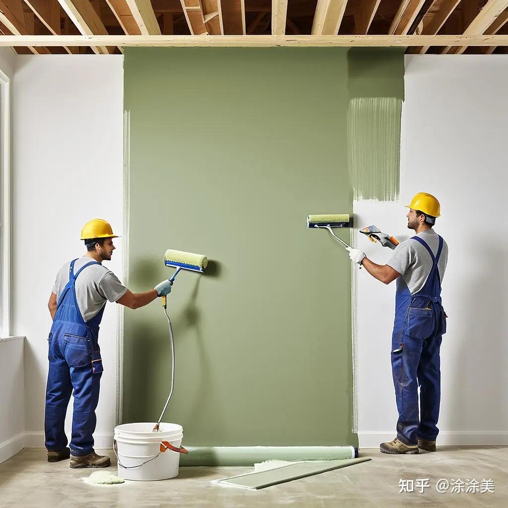 家装墙面硬装流程之面漆涂刷 - 知乎