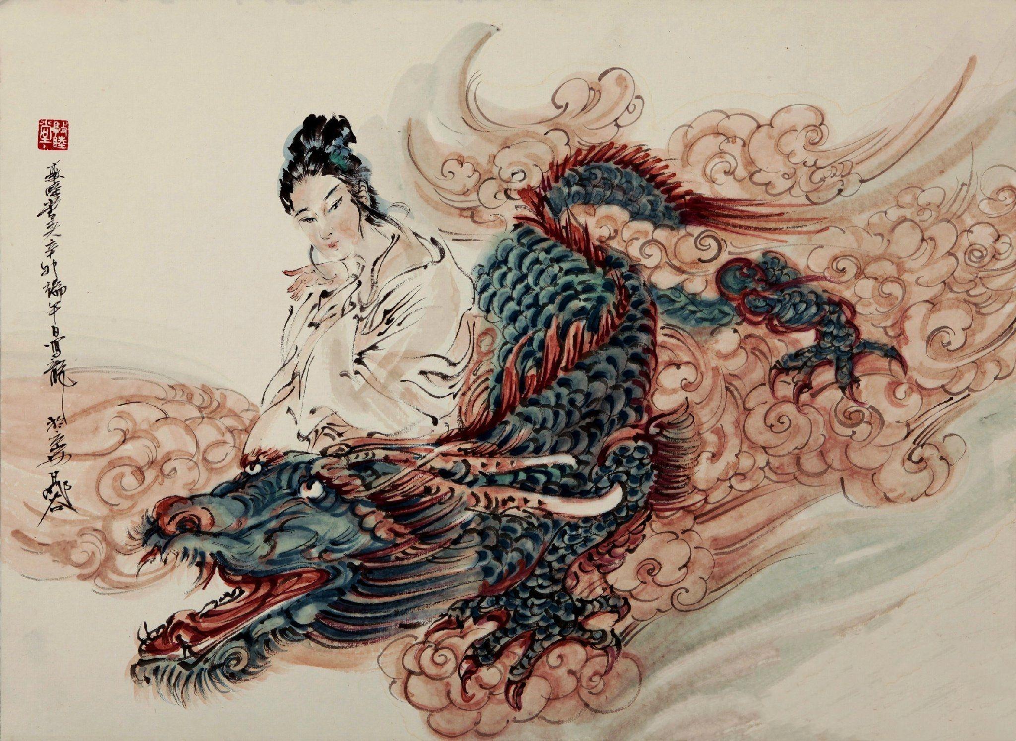 这是什么神仙国画