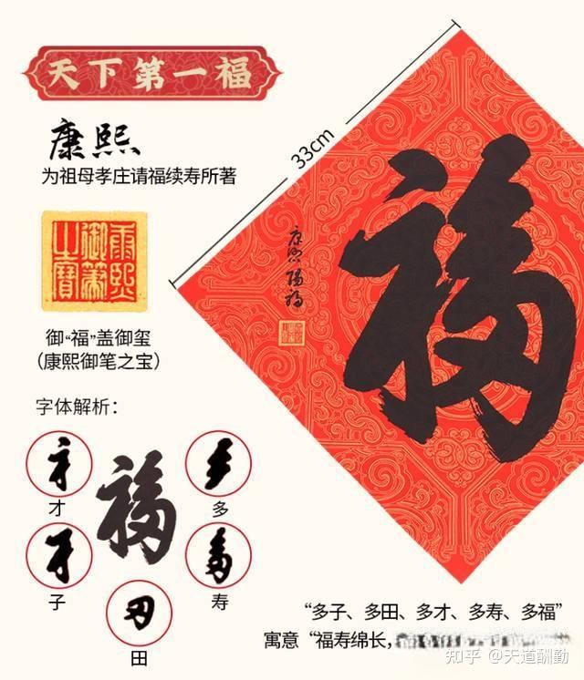 揭露历史的隐秘:为什么康熙的御色“福”字被誉为天下第一福 - 知乎