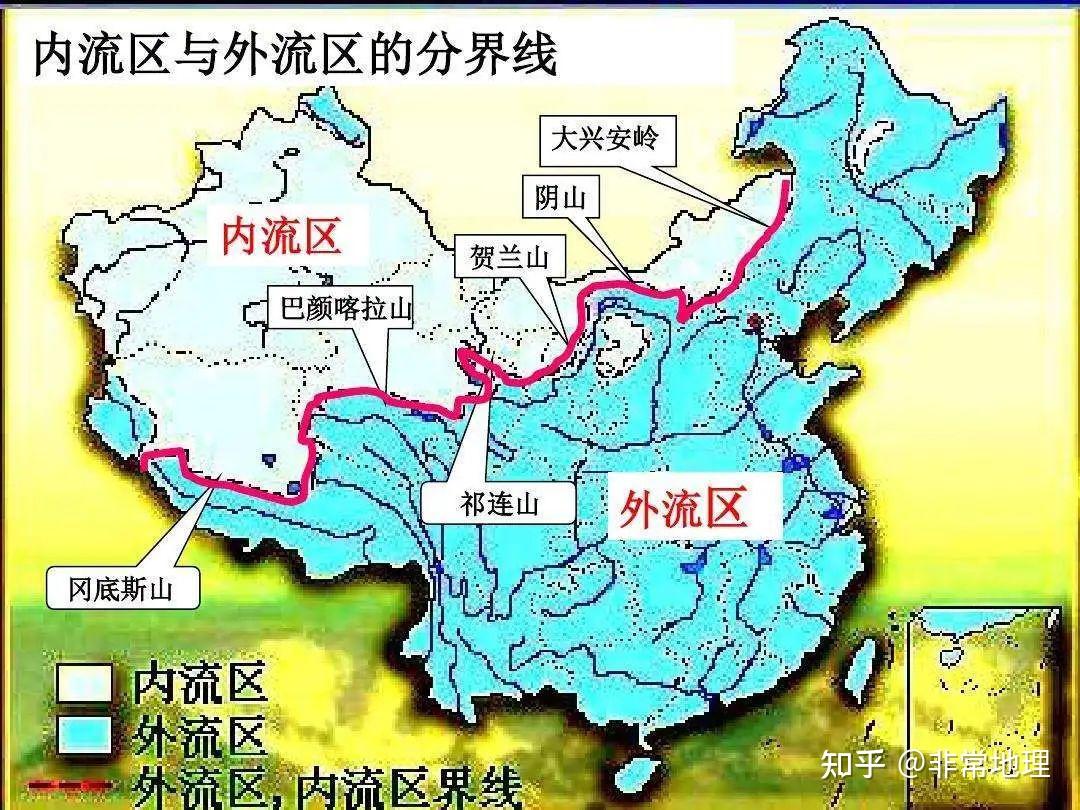 地理分水岭图解图片