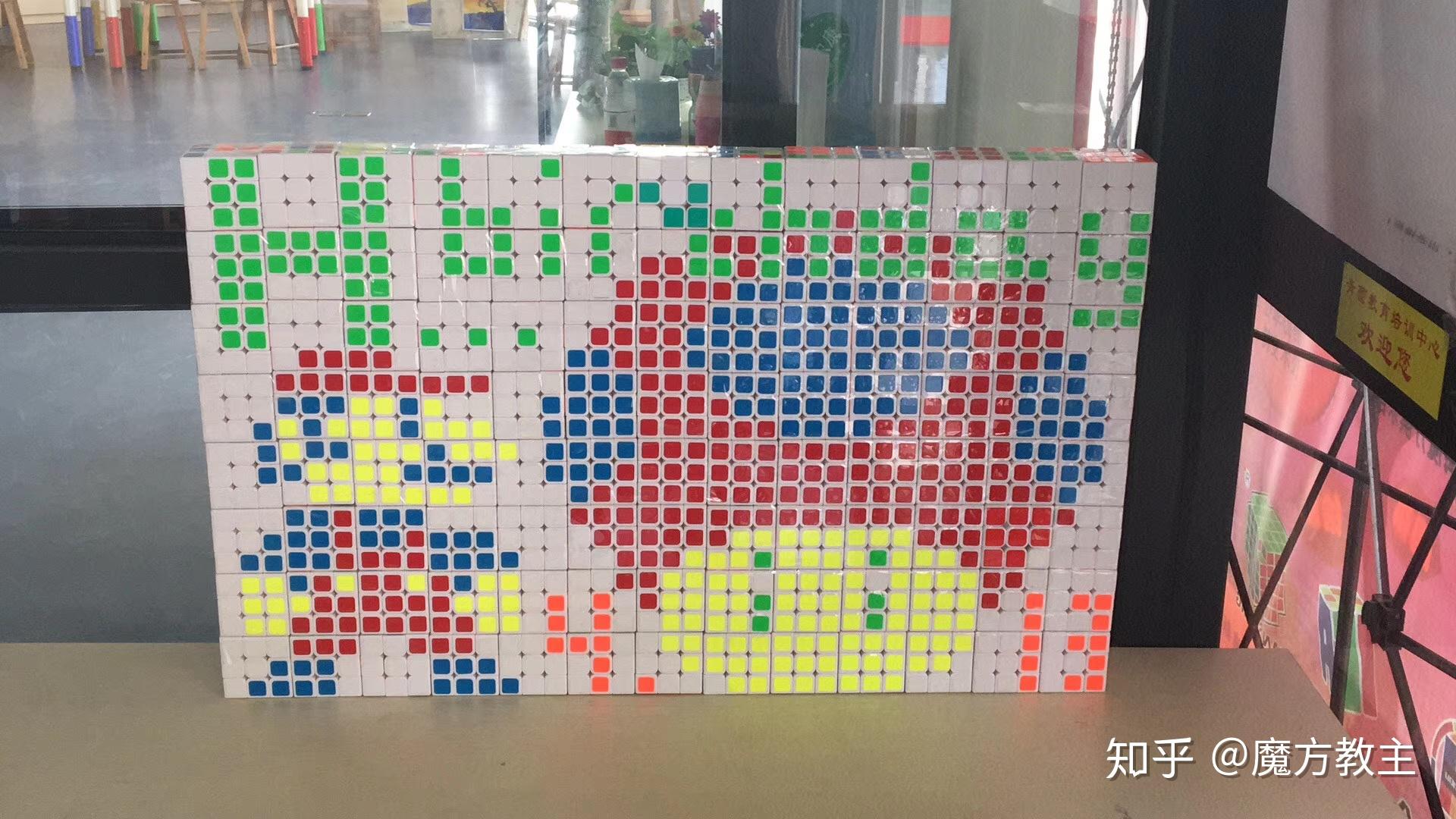 晚点会有软件专门生成魔方墙,然后做一期专门关于魔方墙的活动.