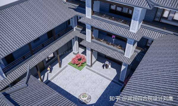 润润四合院设计刘鹰：潮汕中式三层四合院25×26.5，青砖与石材搭出别致的古朴高级感 - 知乎