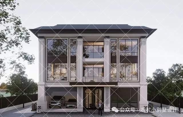 农村带车库网红别墅!开放式车库+星空露台二层带车库农村自建房 - 知乎