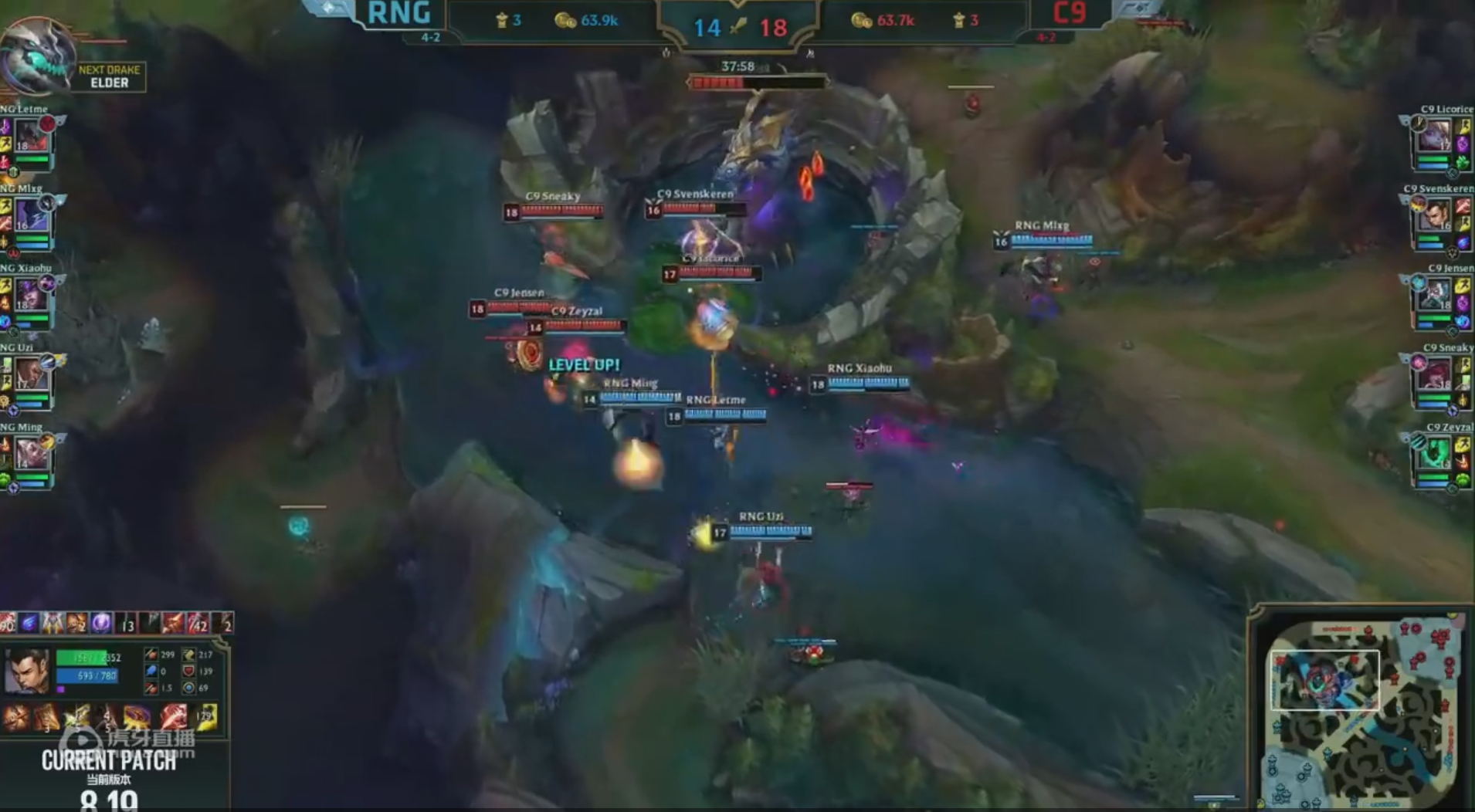 如何看待 S8 小组赛加赛 RNG 战胜 C9 以小组