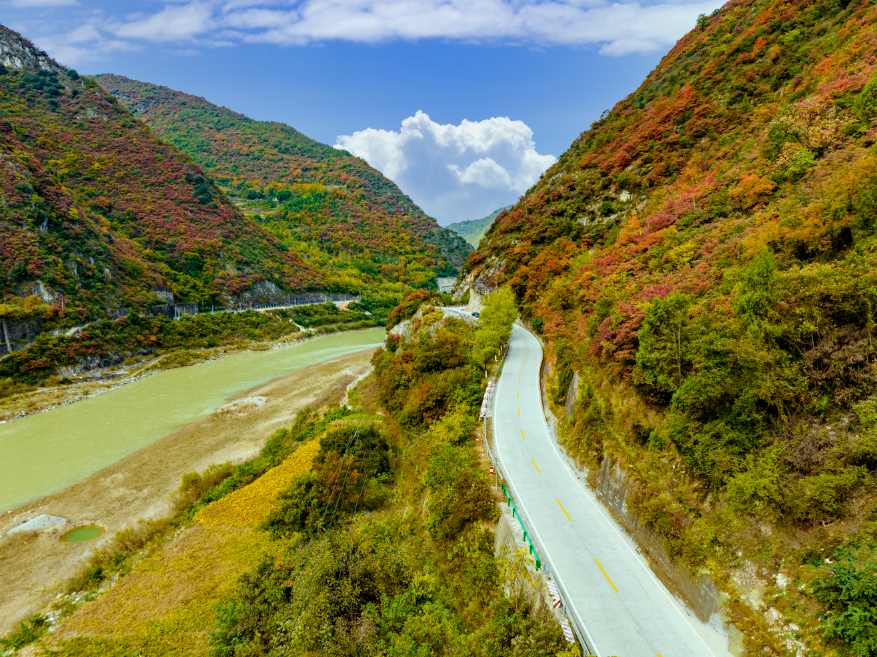 邂逅嘉陵江的温柔秋天总要来看一次略阳的红叶吧