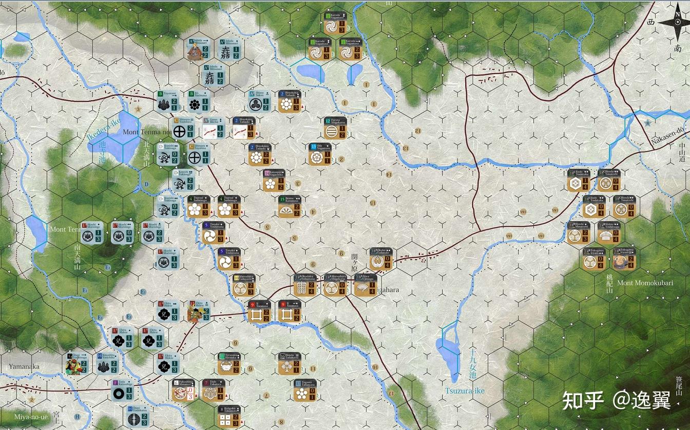 天下统一关原之战简易回合战报一