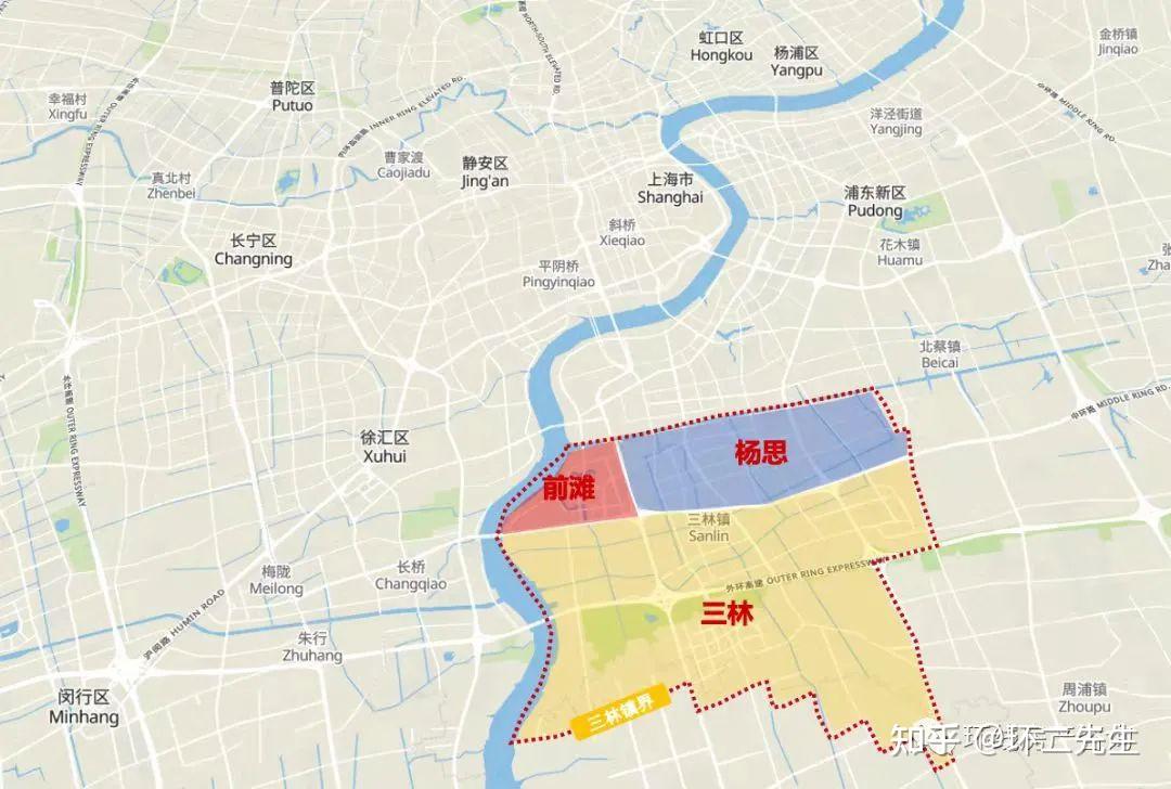 浦东三林镇地图图片