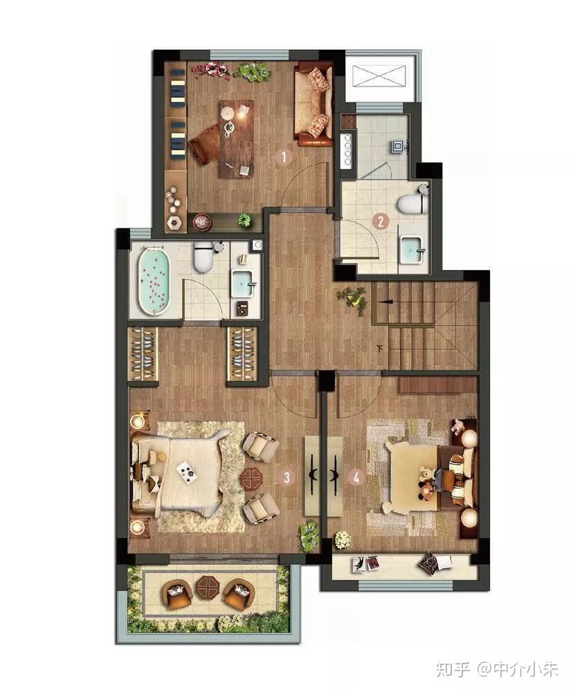 新城上坤樾山半岛一一在售114平起叠墅 均价约49000元!