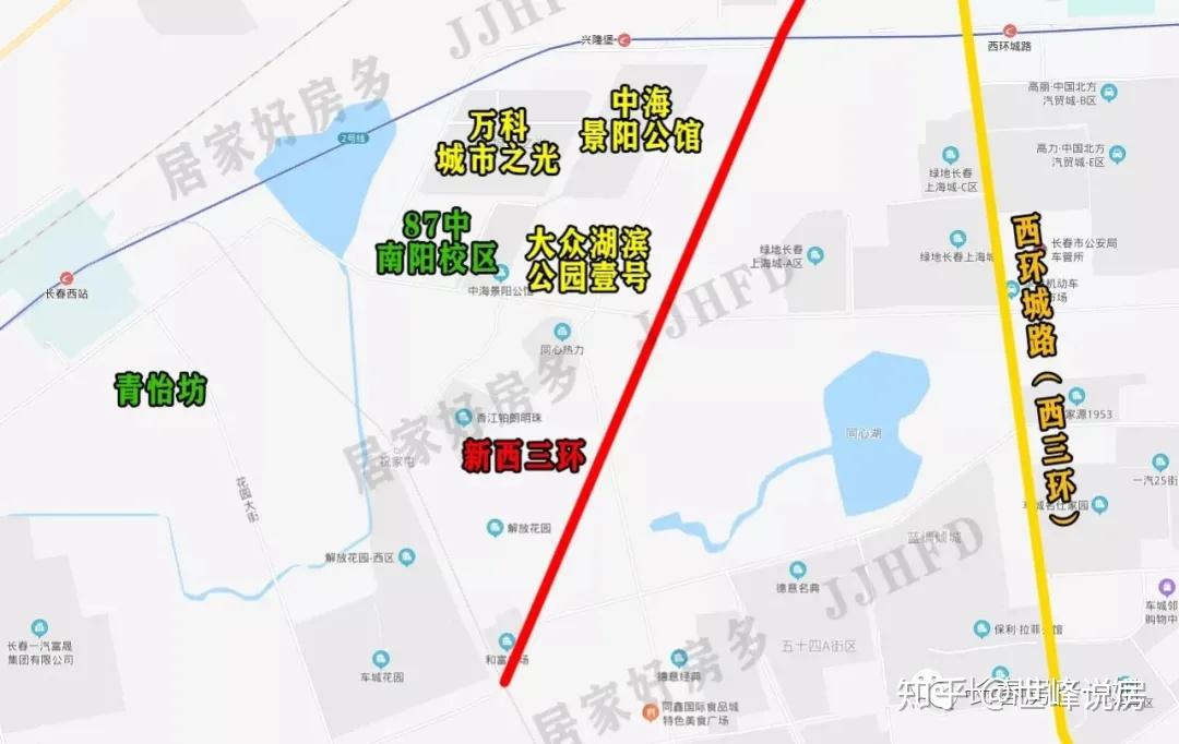 长春市三环要外伸!这里会变三环里.