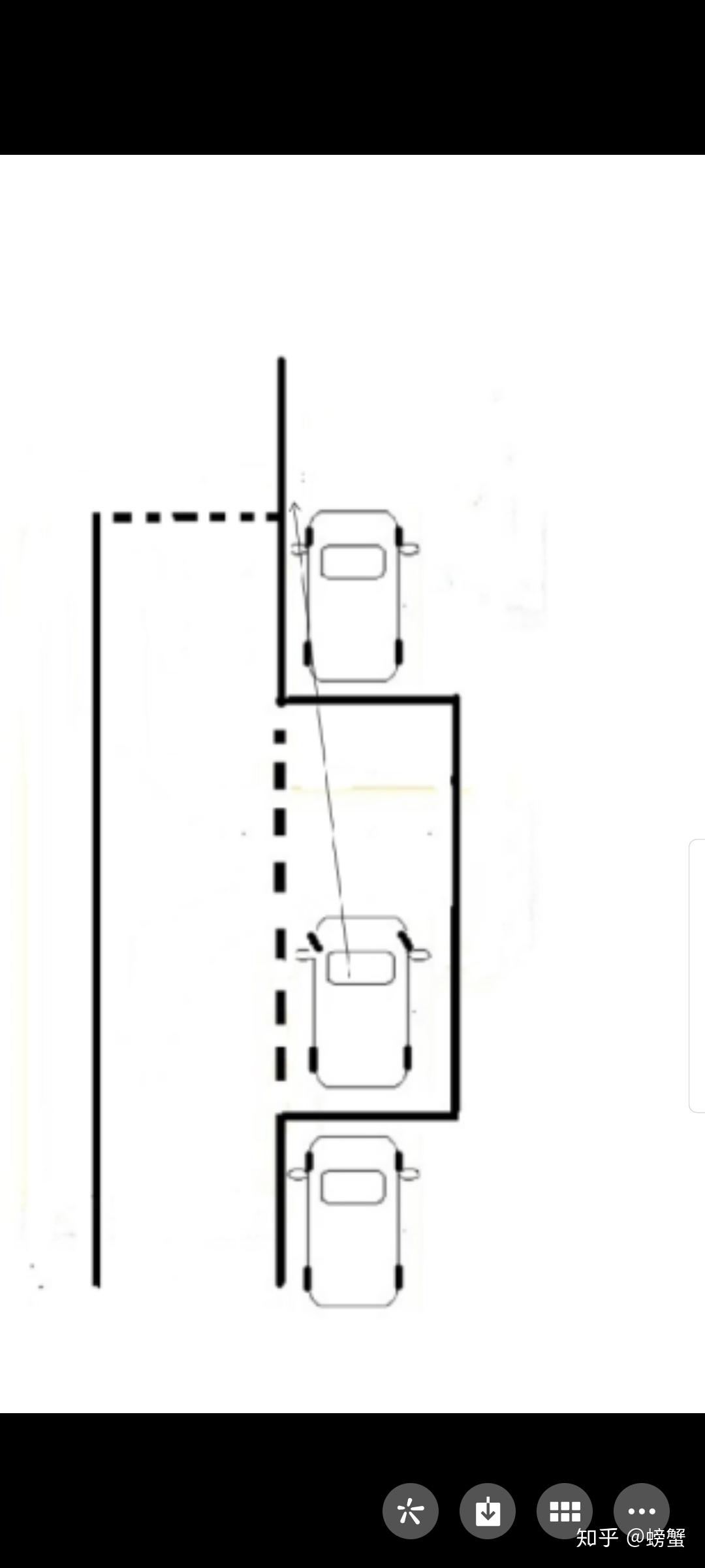 侧方停车 路线图图片