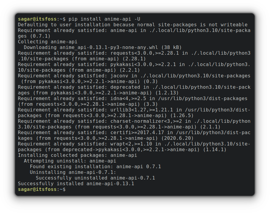  pip python linux 