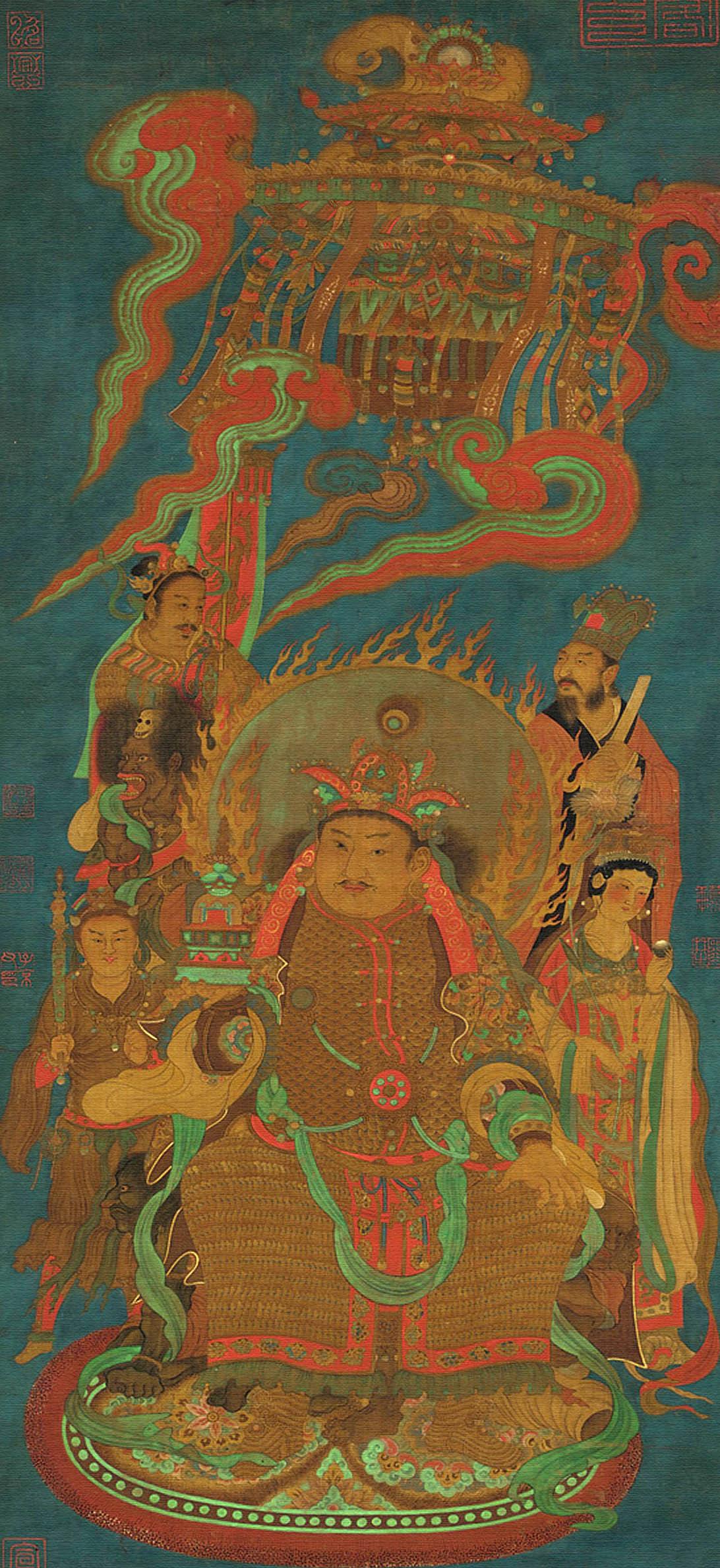 《封神演义》图文:托塔天王李靖、金吒、木吒、哪吒,一家肉身成圣;韦护(古画、民国连环画) - 知乎