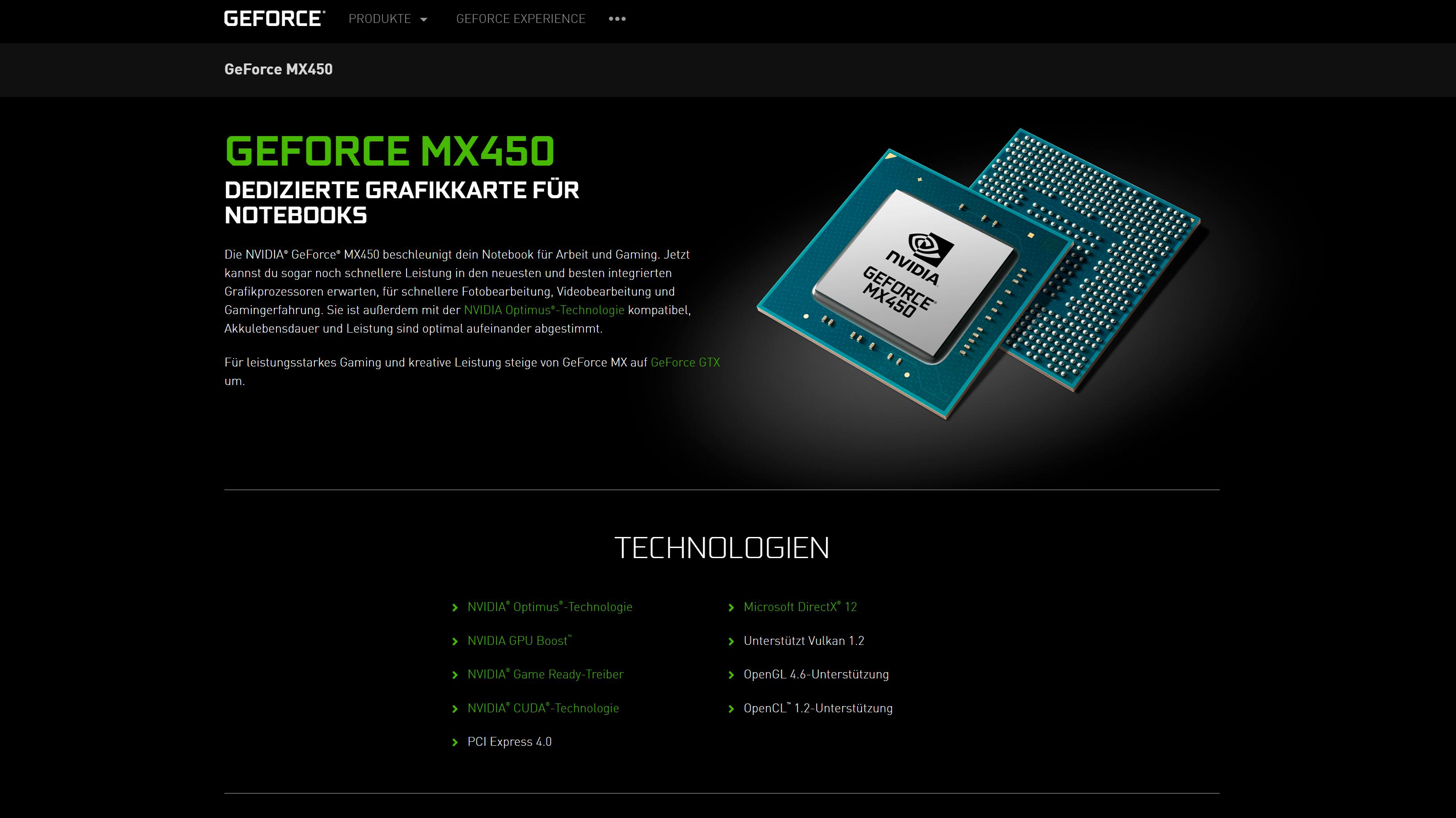 nvidia mx 新世代:mx450,pcie 4.0 支持
