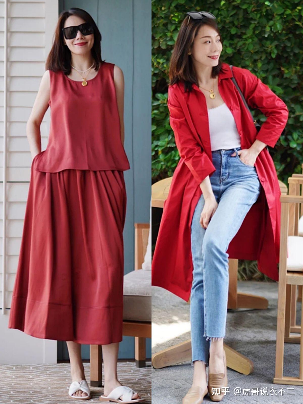 过了40岁的中年女人初夏减龄选这几种颜色不老气不扮嫩