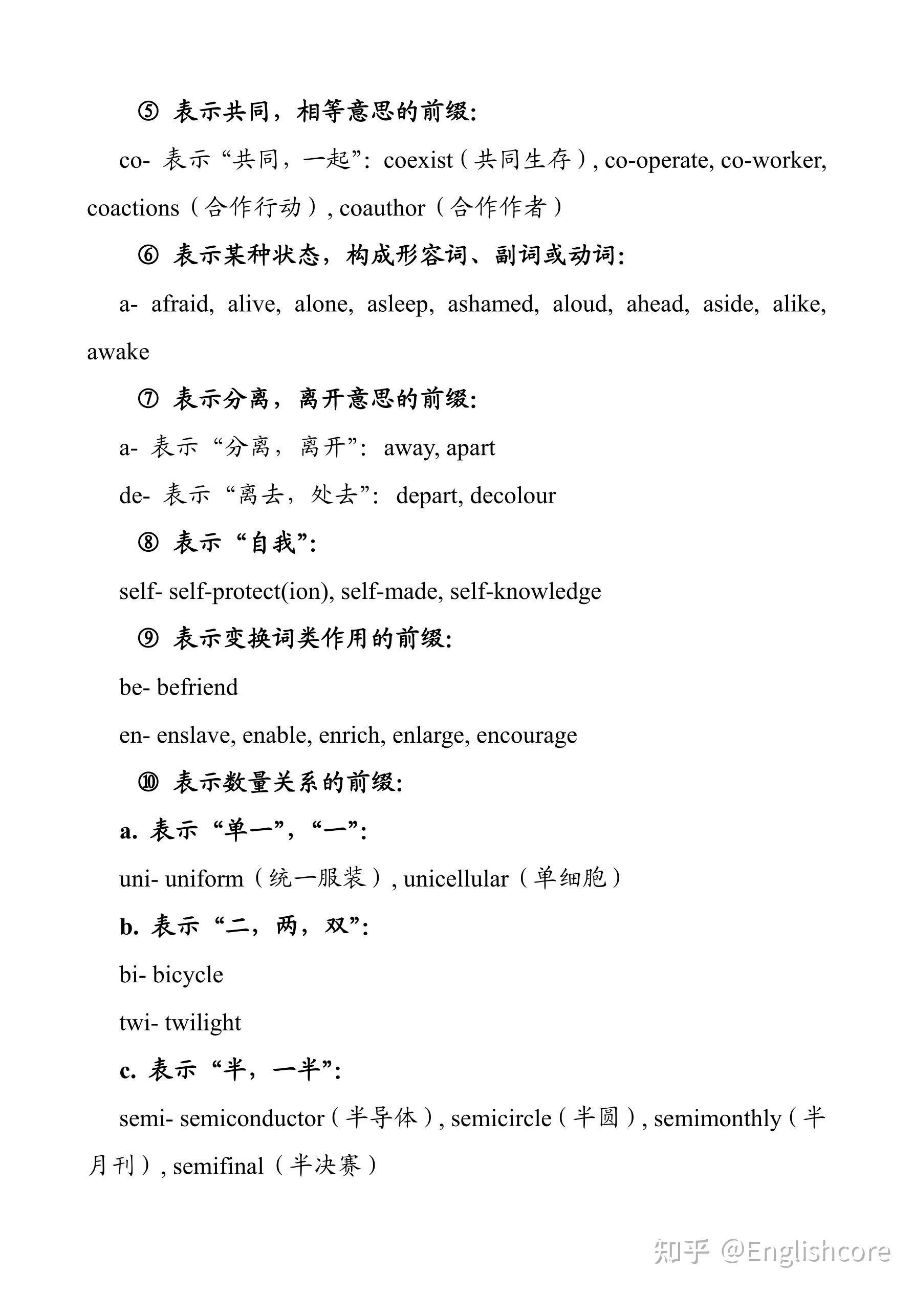 高考英语构词法归纳专题 - 知乎