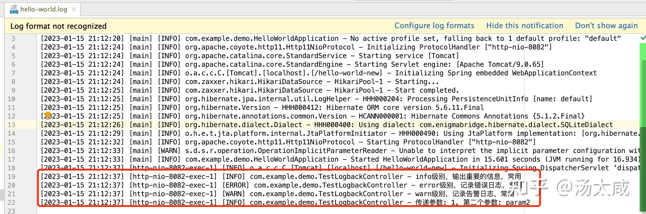 Springboot springboot logback 