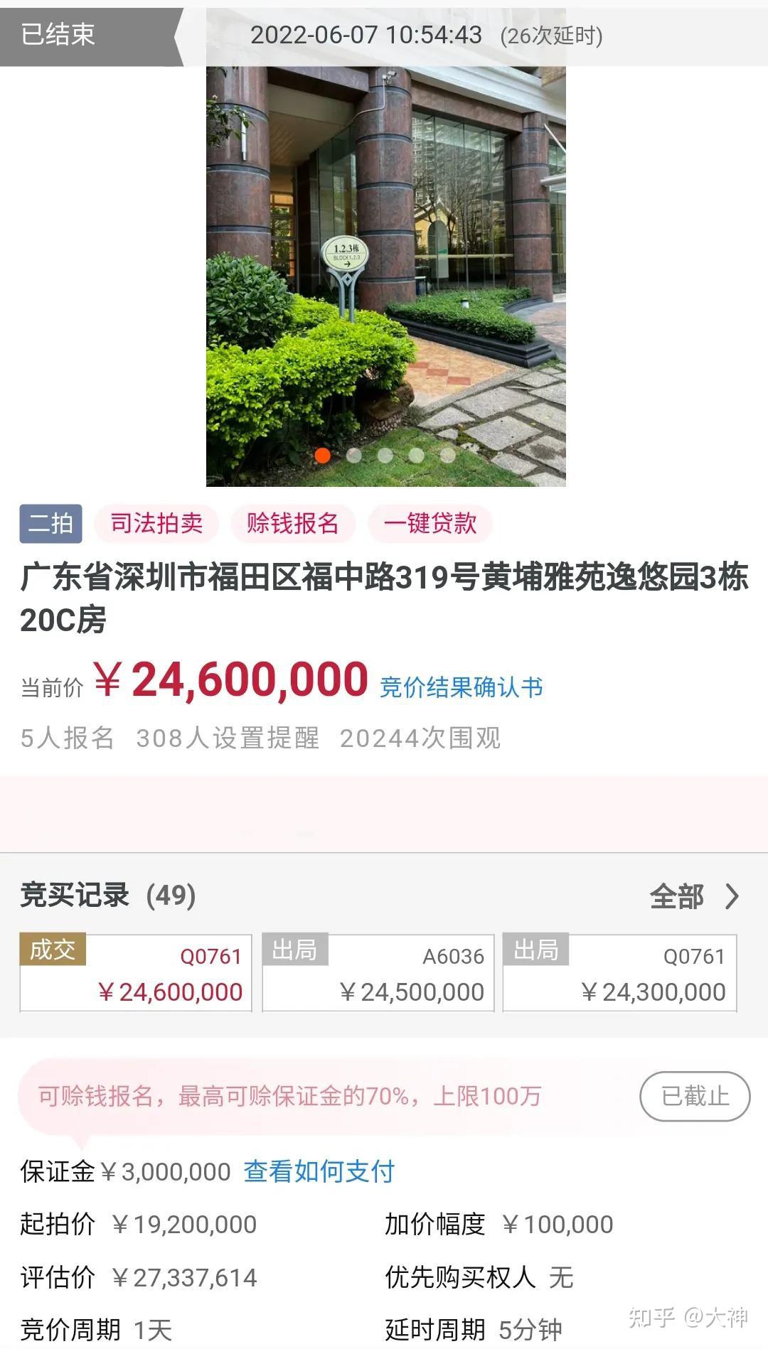 深圳市值3500万豪宅被1920万拍卖,成交后市场价蒸发了1000多万 - 知乎