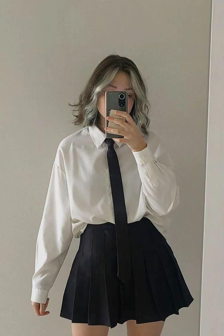 复古领带,女生戴也泰酷辣个性十足,超有魅力!