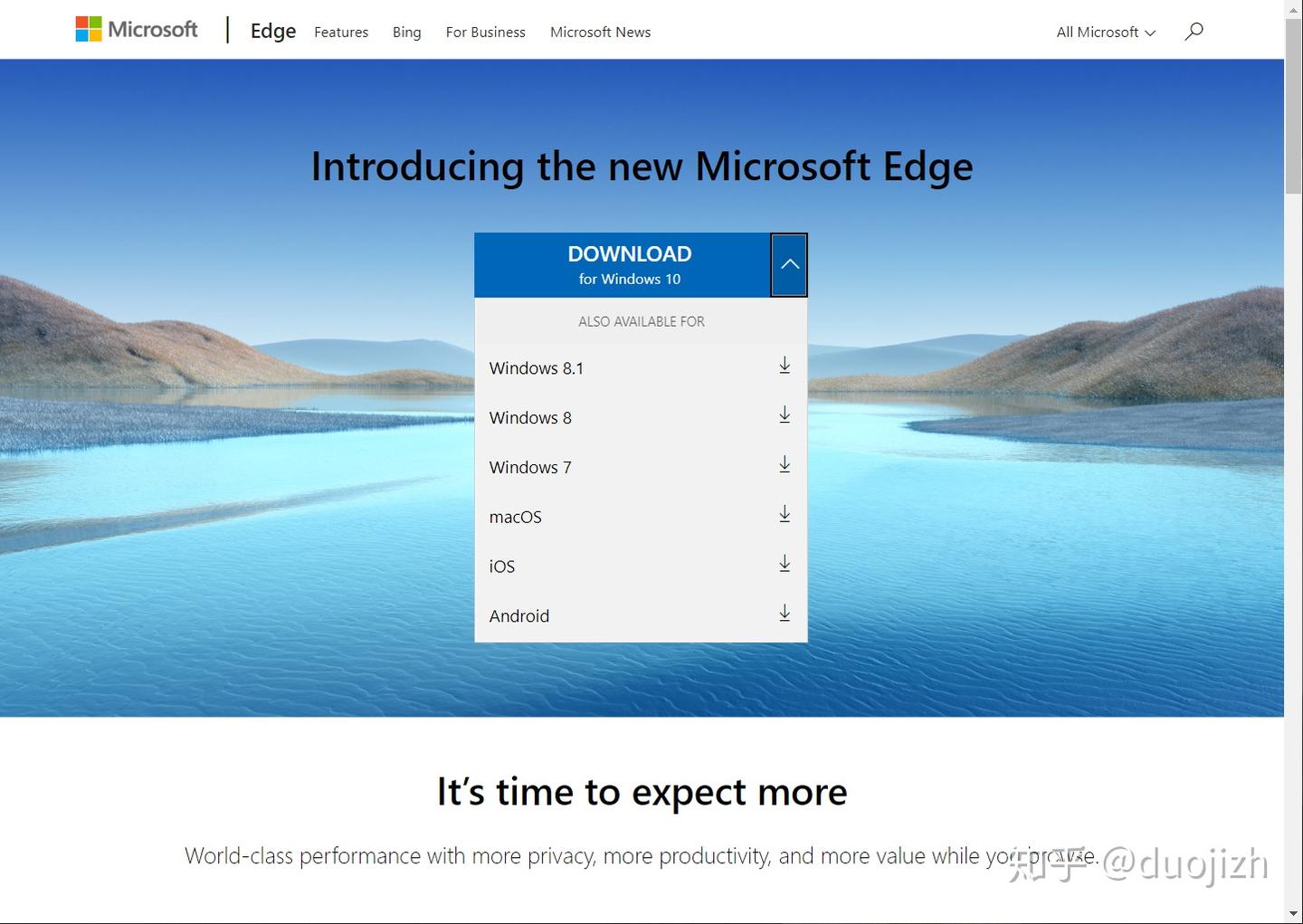 win10新版Edge代替chrome,和安装步骤 - 知乎
