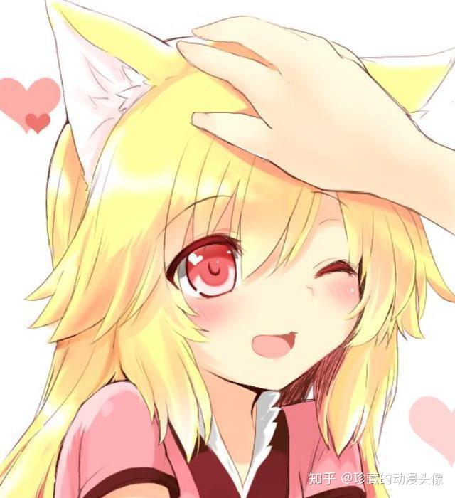 动漫大头贴可爱的二次元女生撒娇卖萌真是讨人喜呀