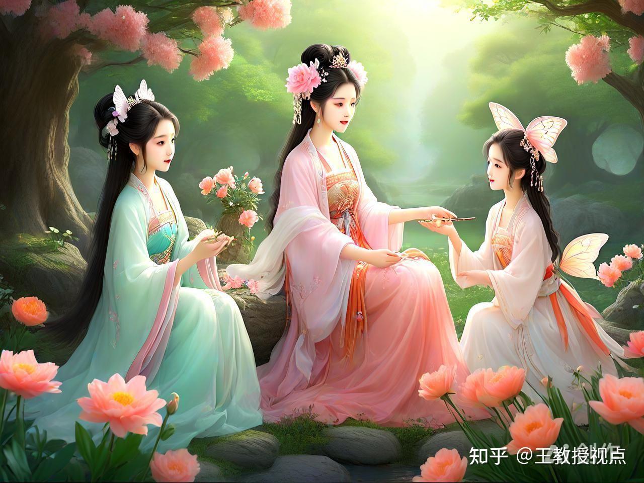 中国古代仙境里的仙女们欣赏：超凡脱俗的绝美风华 - 知乎