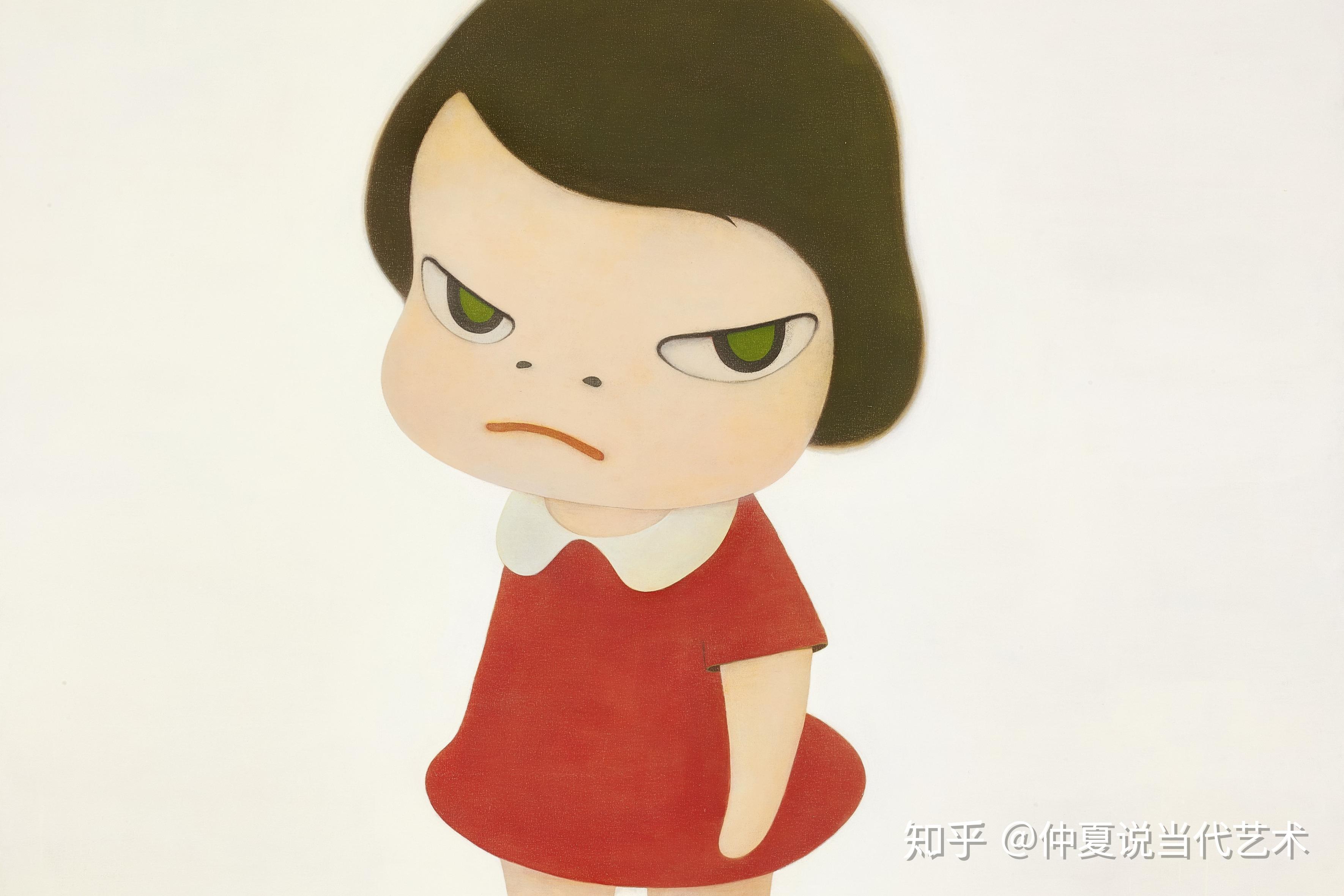 因为奈良美智太有名了,所以网上资料很多,有兴趣的可以自行去搜索.